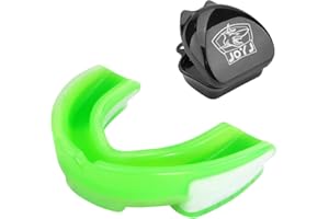 JOYJ Mundschutz Boxen, Sport Zahnschutz für Boxen, Kampfsport, MMA, Muay Thai, Hockey, Schützt Zähne, Zahnfleisch & Kiefer, BPA frei &inkl. Aufbewahrungsbox