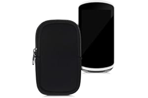 kwmobile Housse Compatible avec Garmin Edge 1030/1030 Plus / 1000 - Sacoche de Protection pour GPS Vélos en Néoprène - Noir
