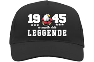 TeeDesign Cappellino Anni Regalo Compleanno Nascita delle Leggende Gadget Anno Simpatica Idea Regalo Compleanno per Lui o per lei