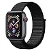 Produktbild ANBEY für Apple Watch Armband 38mm 40mm 42mm 44mm, Geeignet für iWatch Apple Watch Serie 4, Serie 3, Serie 2, Serie 1, Nylon Sportschlaufenband Ersatzarmband Black/Pure Platinum 42/44mm