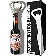 Magnetic Beer Bottle Opener Figure Beer Bottle Bar Refrigerator Decor Unique Birthday Gifts Collection (Leo Beer)