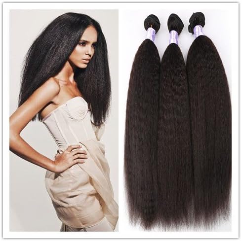 Sexyqueenhair 8A Brazilian Kinky Straight Hair Weaves Unprocessed Vigin Human Hair Weft 3pcs/lot (18 18 18 inches)