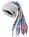 Produktbild CoCo Fashion Wireless Bluetooth Mütze Strickmütze Mütze Braid Musik Funkkopfhörer Stereo-Lautsprecher-Mikrofon Winter Sport Beanie Kompatibel mit Smartphones, Handys, iPhone, iPad, Laptops
