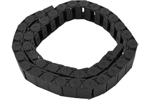 Hilitand Kabelschleppkette, 15mm x 30mm Nylon CNC Schleppkette Schwarz Verst?rktes Werkzeugmaschine Kabelkette Draht Tr?ger 1