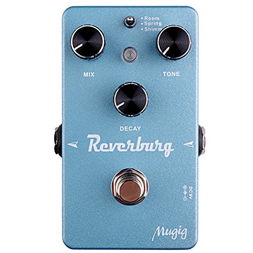 Mugig Pedal Efecto Lazo para Guitarra Pedal Grabador Lazo, Máximo de Grabación de 15 Minutos Overdubs Ilimitados (Reverb)
