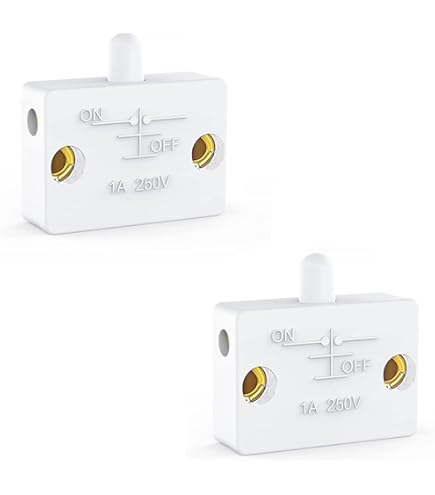 Ascension Cupboard Door Switch White 1A 250V Cupboard Auto Control