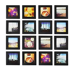 ArtzFolio Wall Photo Frame D309 Black 6x6inch;Set of 16 PCS