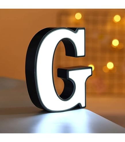 Lampada Lettera F In Legno Con LED - Decorazione Interna Moderna - Foto 12