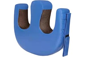 perfk Dispositif de retournement du Patient alité Coussin Anti-escarres U Oreiller Coussin de retournement pour Les Patients, sur Le côté, avec, Bleu
