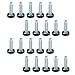 Produktbild Emuca 2020905 vestellbarer Fuss für Möbel, Gewinde M10x40mm, Set aus 20 Stück