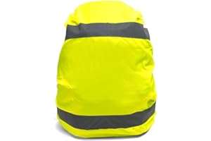 PRESENTS AND MORE Gilet de protection anti-pluie pour sacs à dos avec bandes réfléchissantes, avec cordon