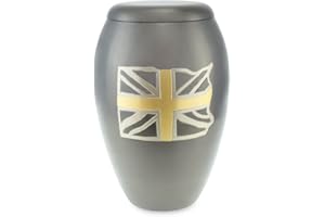 Cherished Urns Union Flag Adult Cremation Urn for Ashes