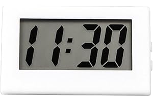 GENERIC Sveglia digitale – Orologio da tavolo a LED, orologio da tavolo moderno | Orologio digitale con caricatore USB, rotazione automatica grande display funzione snooze, luminosità regolabile per ufficio,