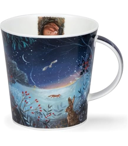 Dunoon Tazza In Ceramica Con Disegno Puffin, Boccale Inglese Per Tè O Caffè, Collezione Animali