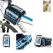 Produktbild Fahrrad Rahmentasche für Asus ZenFone 3 (ZE520KL), Fahrradhalterung Rahmenhalterung Handyhalterung Fahrradtasche Handy Smarpthone Frame Bag Halterung Bike mount Wasserabweisend, blau - K-S-Trade(TM)