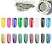 Sindy 1g/Box Holographic Nail Glitter Powder Nail Art Holo Glitters Powder Dust Rainbow Pigment Manicure Chrome Pigments
