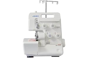 JUKI MO-644D - Tagliacuci in Metallo, 34 x 27 x 29,5 cm, Colore: Bianco