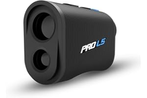 Shot Scope PRO L5 Golf Rangefinder with OLED Display, Adaptive Slope Technology, Targer-Lock Vibration, 1300 yard range & x7 magnification