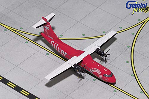 GeminiJets Silver Airways ATR 42-600 1:400 Scale Diecast Model Airplane