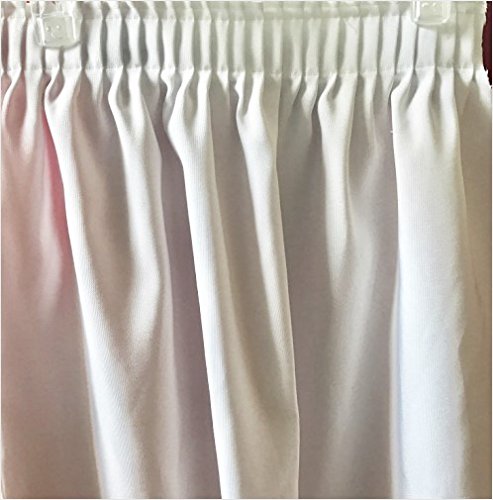Polyester Tischrock Weiß Günstig (5Meter Umfang)
