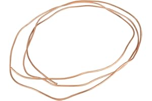 DEWIN Tubería de Cobre, Tubo de Cobre Suave 2M, Tubo OD 3mm x ID 2mm, para Tuberías de Refrigeración
