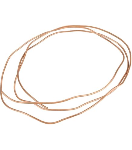 Tube Rond En Cuivre | Diamètre Extérieur 8 Mm, Intérieur 6 Mm | Longueur 500 Mm | Sans Soudure | Pour Bricolage, Artisanat