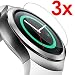 Produktbild Samsung Gear S2 - SET 3X - Film Panzerglas Glas Schutzglas Hartglas für smartwatch Samsung Gear S2 - 2,5D 9H Panzerfolie Schutz Folie Tempered Glass Touch Display + 1 trockenen Tuch + 1 feuchtes Tuch + Kunststoffverpackungen