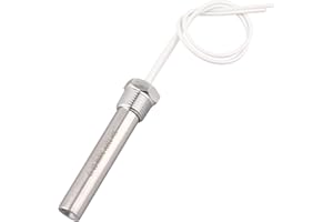 DERNORD 220V 300W Heating Cartridge with 1/2 Inch Flange Multi Purpose DIY Rod Stainless Steel Water Heating Element