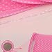 ASIV Folding Baby Pop Up Travel Bassinette, include Mosquito Net, Pillow, Mattress, Music box and Mesh Bag, 108 x 65 x 52 cm, Pink