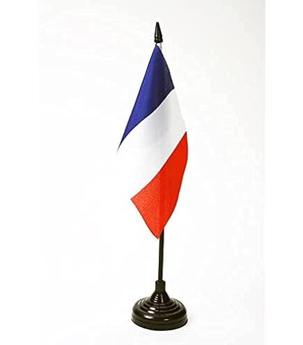 Drapeau De Table Finistère 15x10cm - Hampe 25cm, Socle Noir, 100% Polyester, Décoration Bureau - 2