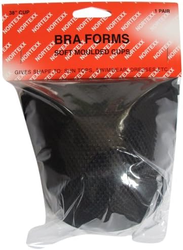 Nortexx 38-inch Bra Form Soft Moulded Cups, Black