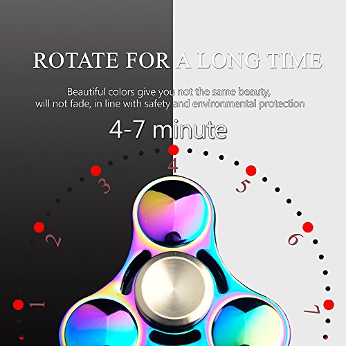 Rainbow Metall High Speed tri-spinner zappeln Spielzeug Hand Spinner Spielzeug - 3