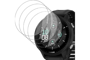 Devgoed [4 Stück] für Schutzfolie Garmin Forerunner 955 Soft TPU, Zero Bubble Displayschutz Garmin Forerunner 955 Solar Folie, HD-Klar Displayfolie Garmin Forerunner 955/955 Solar Panzerfolie