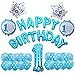 Produktbild Weimi 1. Geburtstag Dekorationen für Jungen aufpumpen Helium Folienballons Dekoration Set
