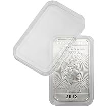 10 Stück 1 Oz Barren-Kapseln, 28x50 Mm – Aus Klarem Acryl Zum Schutz Von Gold- & Silberbarren