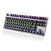 Produktbild LESHP Mechanische Tastatur Gaming mit Deutsches Tastaturlayout88-Taste Mechanical Gaming PC Keyboard mit 6-Farben-LED Hintergrundbeleuchtung