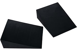 Jeanny Yoga Foam Wedge Blocks EVA Riser Block Calf Raise Block Calf Stretcher Wrist Wedge For Balance, Strength, Stretch, Pilate, Fitness, Squat, Pushup, Plank