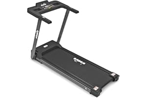 Diadora Edge 2.0 Tapis Roulant Elettrico, 12 Programmi di Allenamento, Inclinazione Elettrica, Bluetooth, App Fitness Kinomap, Fitshow e Zwift, Design Salvaspazio, Gesture Control