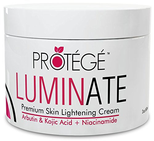 LUMINATE Skin Lightener - Natural Lightening Cream Reduces Dark Spots and Age Spots Uneven Skin Tone Hyperpigmentation with Arbutin and Kojic Acid and Niacinamide (60ml)
