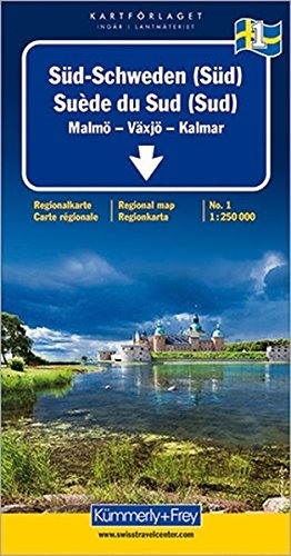 Download Carte routière : Suède Sud (Sud)