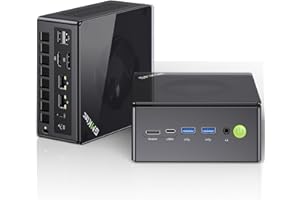 ‎GMKTEC GMKtec AMD Ryzen 7 Gaming Mini PC 8845HS (8K/16T, bis zu 5,1 GHz) K8 Plus 32 GB DDR5 RAM 1 TB SSD, Mini Computer Oculink/Dual NIC 2,5G/WiFi 6/BT5.2/HDMI 2.1/USB4/USB3.22 + USB2.02.