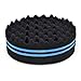 New Double Side Two in One Magic Twist Hair Sponge Afro Braid Style Dreadlock Coils Wave Hair Curl Sponge Brush (Blue)