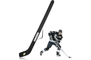 BOOSTEADY Bolsa para palos de hockey para adultos con cincha ajustable, bolsa ligera e impermeable para palos de hockey sobre hielo, equipo de hockey sobre hielo con hombro ajustable para adultos y