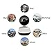 Produktbild Mini IP Kamera, LEDs CCTV Kamera, Baby Monitor mit Pan/Tilt, Hybrid Video Recorder, lange Entfernung Nachtsicht, Bewegungsmeldung, inkl. 2-Wege-Stimme Kommunikation, 100% kabelfreien, unterstützt Smartphone Fernüberwachung (weiß)