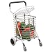 Produktbild Pang Pang Portable cart ~ Einkaufswagen Einkaufswagen Klettern Folding Small Ziehen Auto im Obergeschoss Portable Trailer Cart Aluminum Alloy Basket Car Cover ^^ (Design : B)