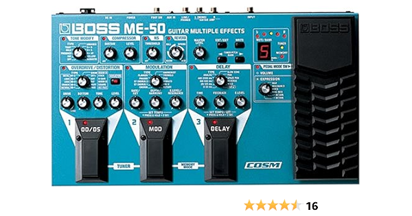 Boss Me 50 Multi Fx Guitar Effect Pedal Amazon Co Uk Musical Instruments Dj