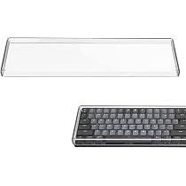 Protection Acrylique Transparente Pour Clavier 68 Touches - Housse Rigide Anti-poussière Et éclaboussures
