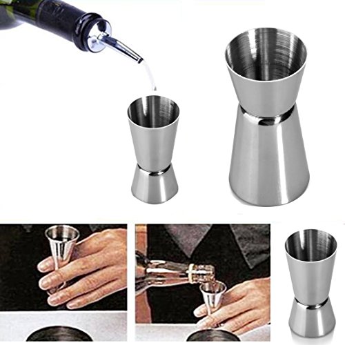 Double Cocktail Jigger Bar Messbecher Edelstahl-40 / 20ccm - 2