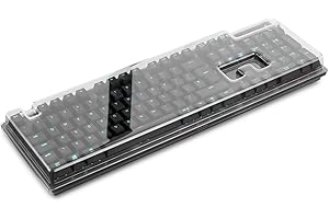 ‎DECKSAVER Decksaver Cover für die Razer Huntsman Elite/V2 Tastaturserie - geräucherte/klare Schutzhülle, hergestellt in Großbritannien - Erstklassige Schutzabdeckung für Profi-Gamer