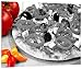 Produktbild Pixxprint Leckere Pizza mit Oliven und Hirtenkäse Schwarz/weiß, MDF-Holzbild im Bretterlook Format: 80x60cm, Wanddekoration